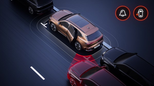 Renault Koleos - occupant safe exit alert